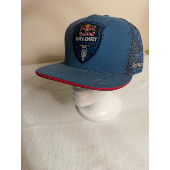 Fasthouse Red Bull Day in the Dirt Motocross Grand Prix Trucker Hat Snapback